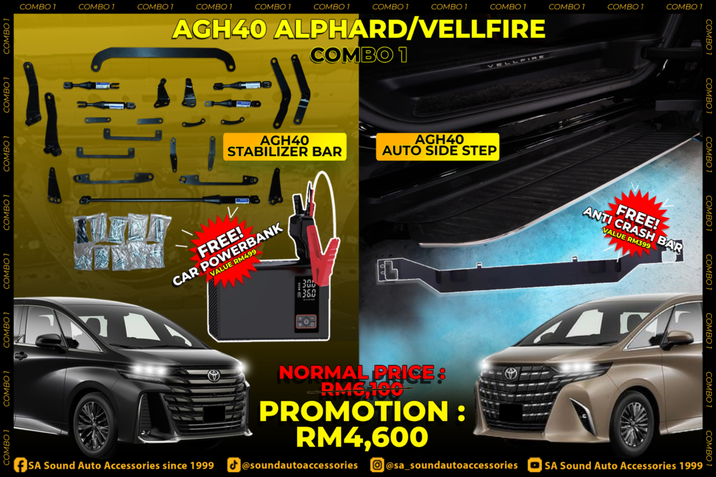 40S STABILIZER BAR & AUTO SIDE STEP