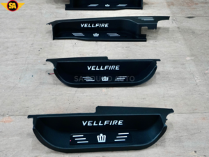 ALPHARD & VELLFIRE 30 SERIES BLACK TITANIUM SIDE STEEL PLATE (4 PCS)