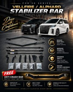 T/ALPHARD/VELLFIRE 30S CHASSIS STABLIZER BAR