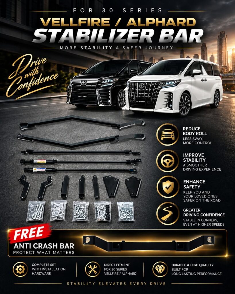 T/ALPHARD/VELLFIRE 30S CHASSIS STABLIZER BAR