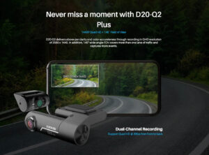 VUEROID D20-Q2 + DUAL 2K DASH CAM