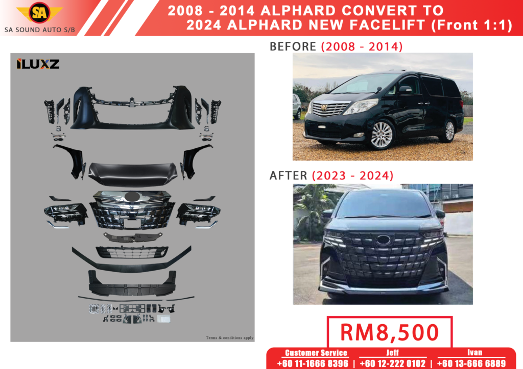20S CONVERT 40S ALPHARD (FRONT ONLY 1:1)