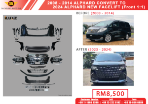 20S CONVERT 40S ALPHARD (FRONT ONLY 1:1)