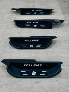 ALPHARD & VELLFIRE 40 SERIES BLACK TITANIUM SIDE STEEL PLATE