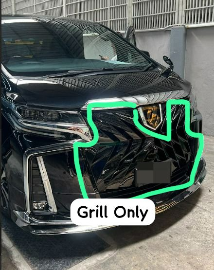 T/ALPHARD 18' 2ND GENERATION WALD FRONT GRILLE